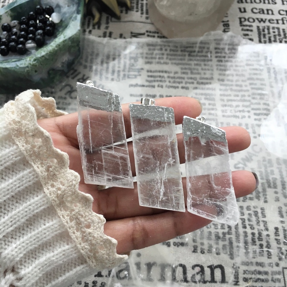 Authentic Selenite Pendants